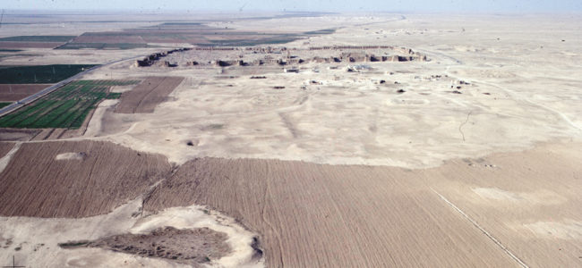 Schrägluftaufnahme von Resafa und südliches Umfeld | Foto: Manfred Stephani 1999