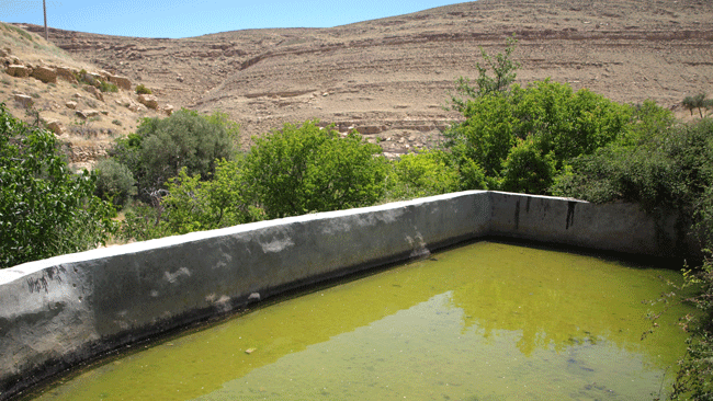 Storage facility for irrigation water in the hinterland of Petra | Photo: S. Isselhorst/ © S. Isselhorst